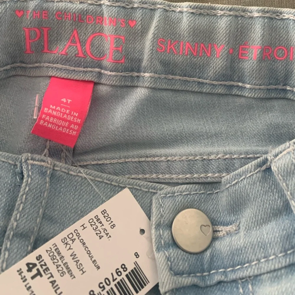 The Children's Place Light Blue Skinny Jeans Baby Girl 4T